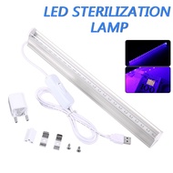UV Germicidal Light LED Sterilizer Lamp 30cm Ultraviolet Eliminator Tube Light