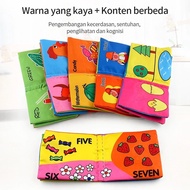 Baby Book 0-6 Months - Newborn Educational Soft Book, Cloth Pillow Book for Baby Toys 6-12 Months