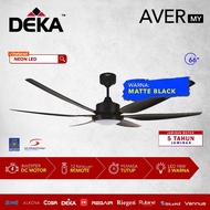 Deka Deka+ Neon (LED) DC Motor Remote Ceiling Fan / Kipas Siling