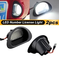 2pcs Canbus LED License Number Plate Light For Peugeot 107 05-14 For Citroen C1 MK I 05-13 Replace O