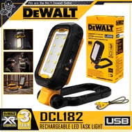 DEWALT ไฟฉาย LED แบบพกพา 1000 ลูเมน (USB-C แบตเตอรี่ในตัว) รุ่น DCL182 / DCL183