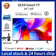Google TV Android TV 32 Inch 43 Inch QLED Smart TV Netflix Youtube Google Play Prime Video TV