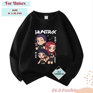 Huntrix kpop demon hunter x hunter hoodie - Sweater crewneck huntrix demon kpop