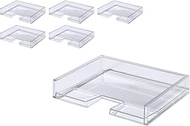 LIKE-IT Small Storage Desk Tray, A4, Horizontal, Size Per Piece: Approx. Width 13.3 x Depth 10.2 x H