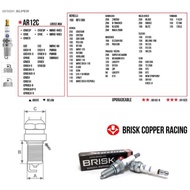 SUZUKI RAIDER FI <BELANG 150I<FX150<VS125<FX125<VR125 BRISK COPPER SPARK PLUG