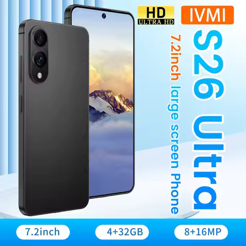 [World First] IVMI S26 Ultra Smartphone 4GB+32GB ROM 7.2-inch HD+Screen Android12.0 8+16MP 5500mAh M