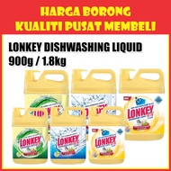 LONKEY Dishwashing Liquid 900g / 1.8kg