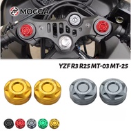 Suitable for Yamaha YZF R3 R25 MT-03 MT-25 Modified Front Shock Absorber Decorative Cover Adjustment Code Accessories