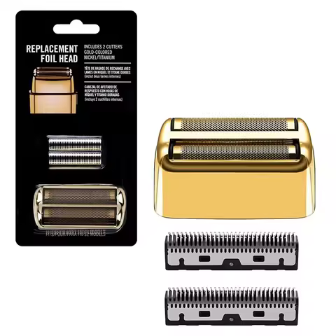 Professional Replacement Foil and Blades Set For BaByliss PRO Barberology Cordless Metal Double Foil