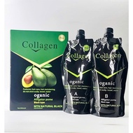 Nhuộm Đen Phủ Bạc Chiết Xuất Bơ Oganic MTN 500ml x2