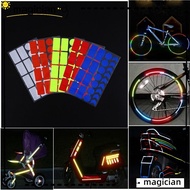 MAG Bike Reflective Stickers Waterproof Night Safty Warning Cycling Accessories Wheel Rim Sticker