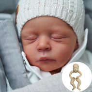 ใหม่ 20 นิ้ว Bebe Reborn Baby Jude ชุดเปล่า Unpainted ที่ยังไม่เสร็จแม่พิมพ์ชิ้นส่วนไวนิล Reborn Bab
