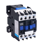 XMHF AC Contactor CJX2-1810 220V 25A 50/60Hz Coil 3P 3 Phase Rail Motor Controler Rail Mount Contact