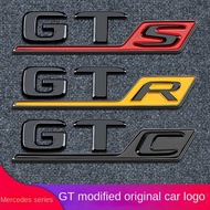 Mercedes-Benz GTC GTR GTs Modified Fender Side Seam Label AMG Tail Tag Car Logo Letter Logo Trunk Me