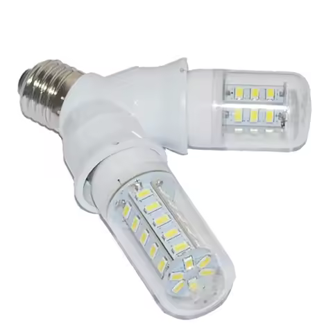 E27 To E27 Bulb Socket Adapter Converter Extender Splitter Household Socket Dual Head Converter Sock