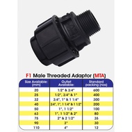 Hdpe Male Leaded Fittings CL Waterware Adapter