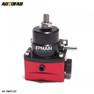 EPMAN -High Performance -6AN JDM Adjustable Black-Red Fuel Pressure Regulator 0-150PSI For Nissan Sk