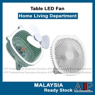 Travel✈️ USB Rechargeable Table Fan Rechargeable Mini Fan Clip Fan With LED Digital Hanging Fan Desk Fan 風扇灯家用