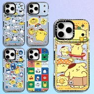 Pompompurin & Pochacco Casetify Shining Point 手机壳 适用于iP17Pro Max 适用兼容 IP16ProMax 16Plus 15ProMax 14P
