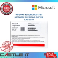 Microsoft WINDOWS 10 HOME OEM 64BIT SOFTWARE Operating System (KW9-00139)