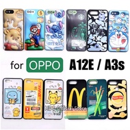 Mdc Cartoon Phone Casing for Oppo A12E A3s Premium Soft TPU Case Hard Cover Sarung Telefon Fon Kartu