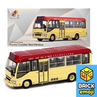 Tiny ATC66114 Toyota Coaster Red Minibus 1/76