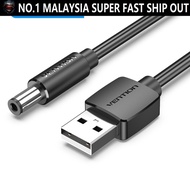 SP [Value Choice]Vention USB to DC 5.5mm Charging Cable USB for Hub/Mini Fan/Table Lamp 28 AWG