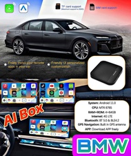 กล่อง Carplay Ai Box Ram8 Rom128 Snapdragon ดู Youtube บนจอรถยนต์