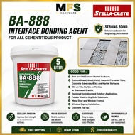 STELLA CRETE BA-888 INTERFACE BONDING AGENT 5 LITRE (BA888) mosaic / tile bonding / pasang tile /moz
