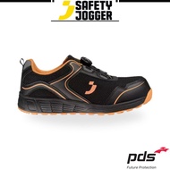 SAFETY JOGGER LOBI S1P Low-Cut ESD Safety Work Shoes, Composite Toecap Puncture Resistant - Black