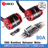 9IMOD RC Crawler Motor ESC Combo Power System 80A ESC 3542 Motor 1850/2250KV for RC Crawler