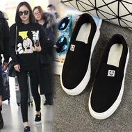 Canvas Shoes Autumn Thick 2026 Version Shoes One Shoes Female Korean Student Female Sole Pedal Casua