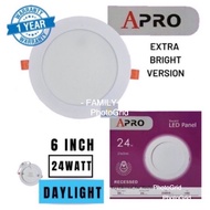 APRO LAMPU LED DOWNLIGHT 6” 24W(Round/Bulat)