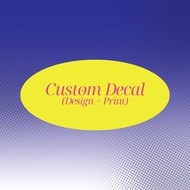 Custom Bicycle Decal Design