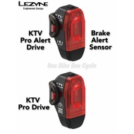 LEZYNE KTV Pro Alert Drive Rear/KTV Pro Drive Rear Rechargeable Bicycle Safety Light