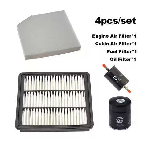 4pcs Filter Set For Great Wall Hover H2 1.5T 2014-2021 2016 2017 2018 Haval Engine Oil Fuel Cabin Ai