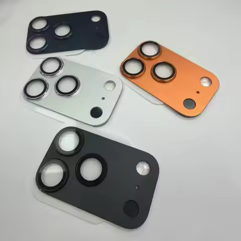 Metal Camera Armor Protect Cover for IPhone 14 15 16 Pro Max Transform 17 Pro Max Glass Alloy Lens R