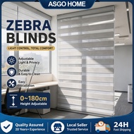 【 0~180cm】1.97 ~ 5.91ft 🔥Roller blinds Korean | Bidai Tingkap Zebra | Premium Blind | Day & Night UV