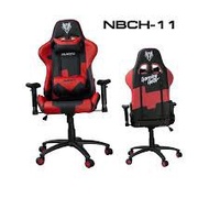 NUBWOCH-011 เก้าอี้เกมมิ่ง Gaming Chair - สีแดงดำ ขาเหลัก