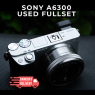 Sony a6300 Kit Len (Used) Black  Colour Only