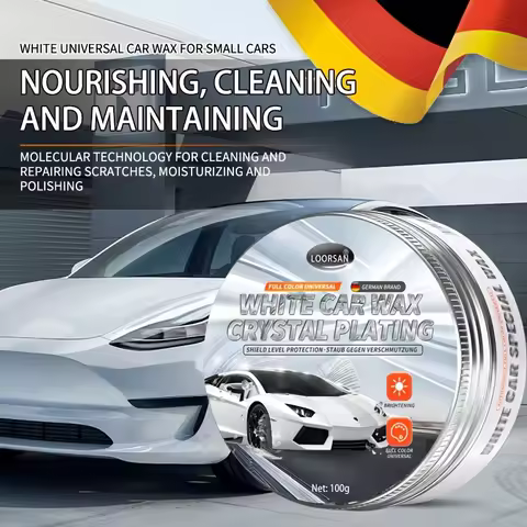 White Car Wax Polishes Wax, Removes Dirt, Waterproofing, Maintaining Wax Paint Protection, Car Paint
