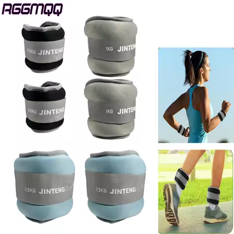 1Pair Wrist Ankle Weights - 1kg/2.2LBS,2kg/4.4LBS,3kg/6.6LBS Strength Training Wrist/Leg/Arm Weight-