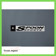 Spoon Sports Logo Sticker Black All-90000-B21【Sticker】Spoon