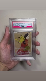 Psa 10分 美人比卡超 ，郵票禮盒 。美人皮卡丘pikachu 即將起飛