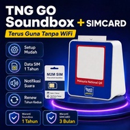 TNG GO Soundbox + 12-Month Data SIM | TNG Business Merchant QR Payment Alert