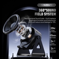 Mobile Phone Holder with Induction Wireless Audio Multifunctional Four-in-One Induction Bluetooth Sp