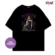 Ray 6 Aespa Tshirt-Flame ver | Giselle NingNing Sweater Winter Fashion Baby Girl