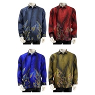 【Ready Stock】 (New Release) Bentop Baju Batik Kemeja Long Sleeve Baju Batik Lengan Panjang FF11151