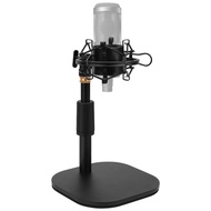 Geekria Adjustable Metal Table Mic Stand with Shock Mount Compatible with ATH AT2020, AT2020USB+, AT
