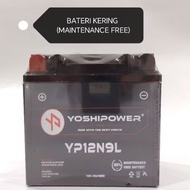 BRIXTON 150/BX 150/FELSBERG 150 BATTERY YP12N9L(YB9) MAINTENANCE FREE BATTERY BRIXTON 150/BX 150/FEL